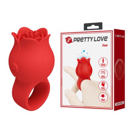 Prettylove Vibrating Rose Finger Ring