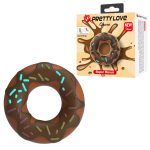 Prettylove Chocolate  Donut Cock Ring - Brown