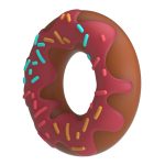 Prettylove Chocolate  Donut Cock Ring - Pink - Image 4