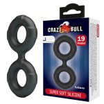 Crazy Bull Ultra-Soft 2in1 Silicone Cock Ring