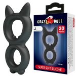 Crazy Bull Ultra-Soft 2in1 Silicone Cock Ring