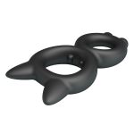 Crazy Bull Ultra-Soft 2in1 Silicone Cock Ring - Image 4