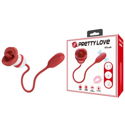 Prettylove Licking Rose With Inflatable Plug