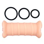 Dual Pocket Vagina With 3 Cock Rings - Image 3