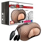 Vagina & Anal Lifelike Vibrating Fishnet Ass