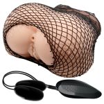 Vagina & Anal Lifelike Vibrating Fishnet Ass - Image 4
