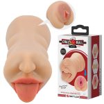 Dual Mouth & Vagina Pocket Masturbator - Image 6