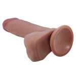 8.1" Lifelike Sliding Skin Realistic Dildo Built-in Keel - Image 4