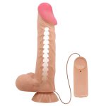 9.4" Lifelike Slide Skin Vibrating Realistic Dildo - Image 2