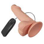 7.6" Vibrating Slide Skin Realistic Dildo - Image 3
