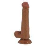 8.7" Sliding Skin Realistic Dildo With Balls - Image 3