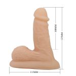 Prettylove 5.3" Flesh Realistic Cock - Image 2