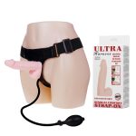 Ultra Inflatable Elastic Harness Dildo