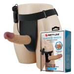 6.8" Vibrating Dildo Universal Strap On Harness