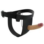 6.8" Vibrating Dildo Universal Strap On Harness - Image 2