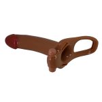 6.7" Vibrating Wearable Penis Extension Strap On Harness - Image 4