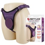 Purple Suction Base  Strap On Harness