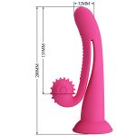 Suction Base Snail Nose Clitoral Rabbit Vibrator - Image 2