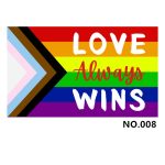 D700 Love & Peace Gay Pride Flag - Image 4