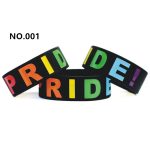 D706 Gay Pride Silicone Bracelet - Image 6