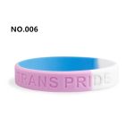 D706 Gay Pride Silicone Bracelet - Image 4