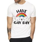 Gay Love Rainbow T Shirt - Image 5
