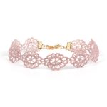 N304 14pcs Pink Lady Floral Collars - Image 3