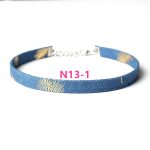 N313 Denim Collar Punk Choker Necklace - Image 2