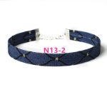 N313 Denim Collar Punk Choker Necklace - Image 3