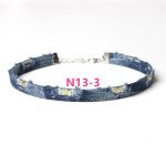 N313 Denim Collar Punk Choker Necklace - Image 4
