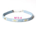 N313 Denim Collar Punk Choker Necklace - Image 5