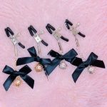 Hollow Lantern Bell Bow Nipple Clamp - Image 3