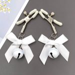 Solid Color Bell Bowknot Nipple Clamp - Image 2