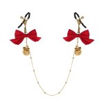 Ring Bell Bow Nipple Chain Clamp - Image 2