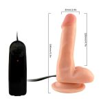 6.3" Vibrating Realistic Dildo - Image 2