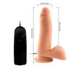 6.9" Vibrating Realistic Dildo - Image 2