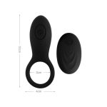 Pleasure Luxury Remote Control Silicone Cock Ring - Image 2
