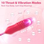 Pleasure Luxury Double-Ended Rose Vibrator - Image 5