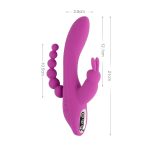 Pleasure Luxury Rabbit Vibrator- Triple Stimulation - Image 2
