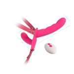 Pleasure Luxury Double Duty Remote Control Rocking Strap-on Dildo