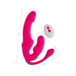 Pleasure Luxury Double Duty Remote Control Strapless Strap-on