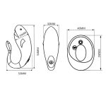 Small Shark G spot Vibrating Egg - Image 4