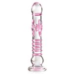 Pink Bumps Glass Dildo - Image 6