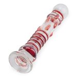 Pink Bumps Glass Dildo - Image 2