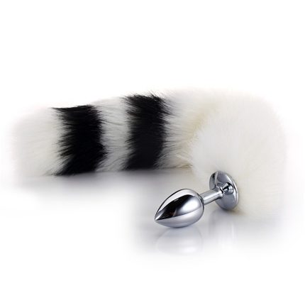 Colorful Fox Tail Anal Plug