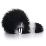Colorful Fox Tail Metal Anal Plug - Image 2