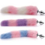 Colorful Tail Metal Butt Plug - Image 6