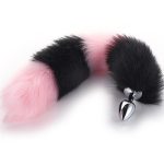 Colorful Fox Tail Steel Butt Plug - Image 5