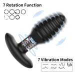 Rotating Vibrating Remote-Controlled Anal Plug - Image 4