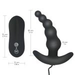 Beads Style Vibrating Anal Plug - Image 4